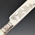 Circa 1890 British antique white mother-of-pearl handles, pure silver decoration, dessert cutlery, 6 pairs, Allen & Darwin